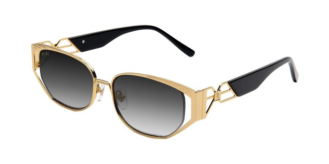 9FIVE Cross Black & 24K Gold - Gradient 52mm
