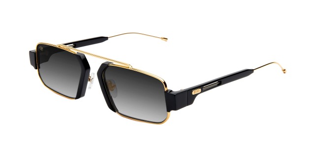 9FIVE Logan Black & 24K Gold 54.5mm