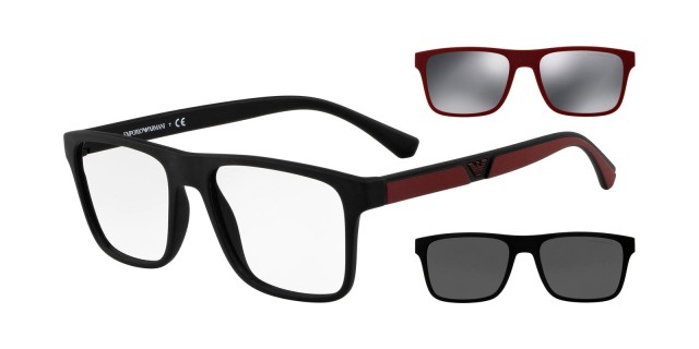 Emporio Armani EA 4115 5042/1W + 2 Extra Clip-On Sets
